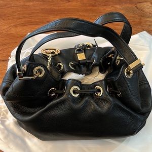 Like new, never used black Michael Kors Hobo bag